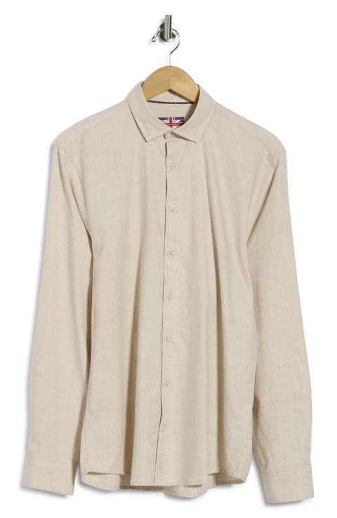 Soft Flannel Button-Up Shirt