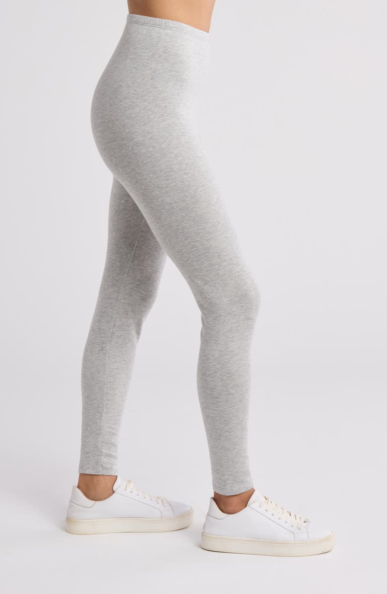 Eileen Fisher High Waist Ankle Leggings, Alternate, color, Dark Pearl