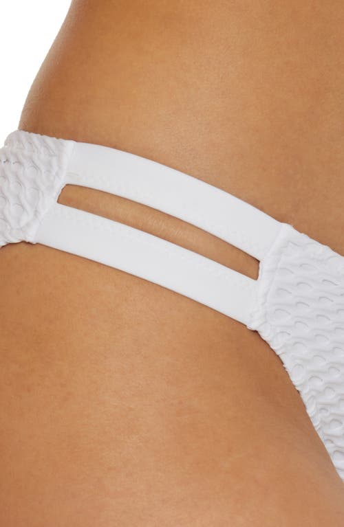 Becca Castaway V-front Bikini Bottoms In White