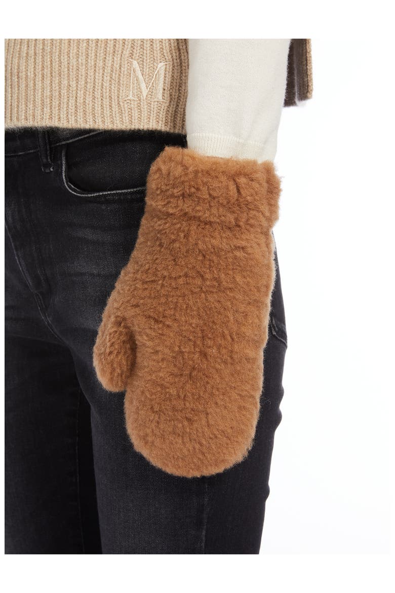 Ombrat Teddy Mitts, Alternate, color, CAMEL