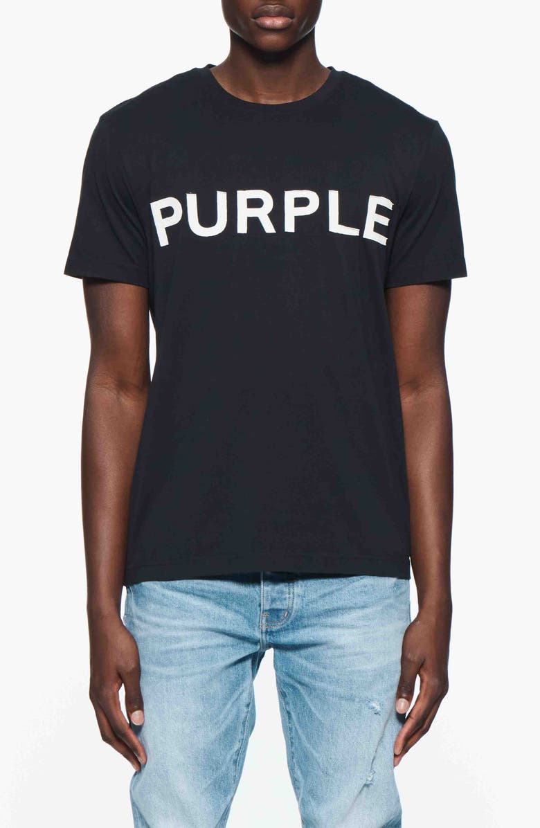 PURPLE BRAND Clean Jersey Graphic T-Shirt, Main, color, 
