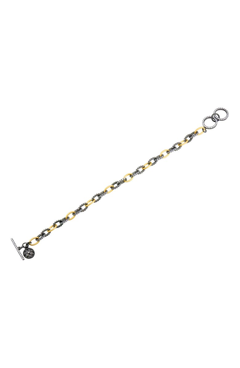 FREIDA ROTHMAN Alternating Chain Link Toggle Bracelet, Alternate, color, 