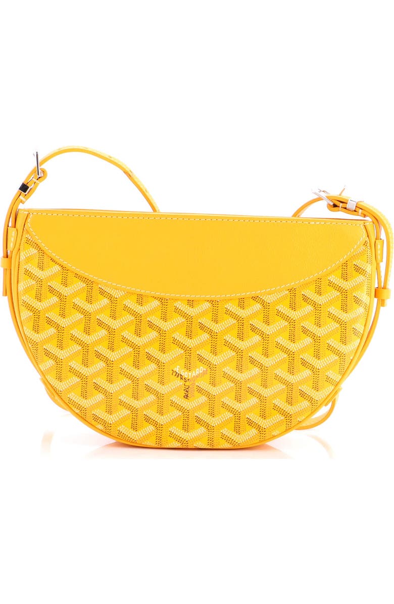 Pre-Owned Goyard Hirondelle Shoulder Bag Coated Canvas and Leather, Alternate, color, Orange