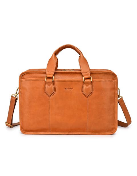 Speedwell Genuine Leather Structured Heritage Briefcase