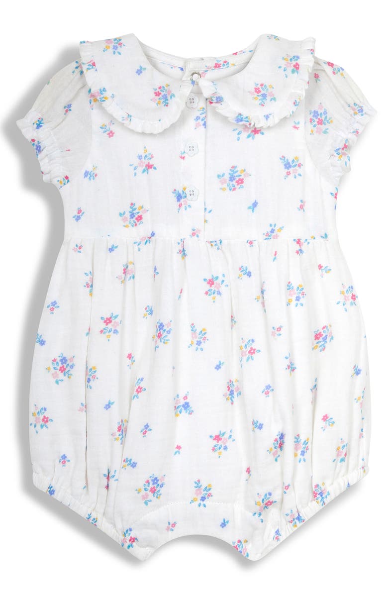 JOJO MAMAN BEBE Floral Romper & Headband Set, Alternate, color,