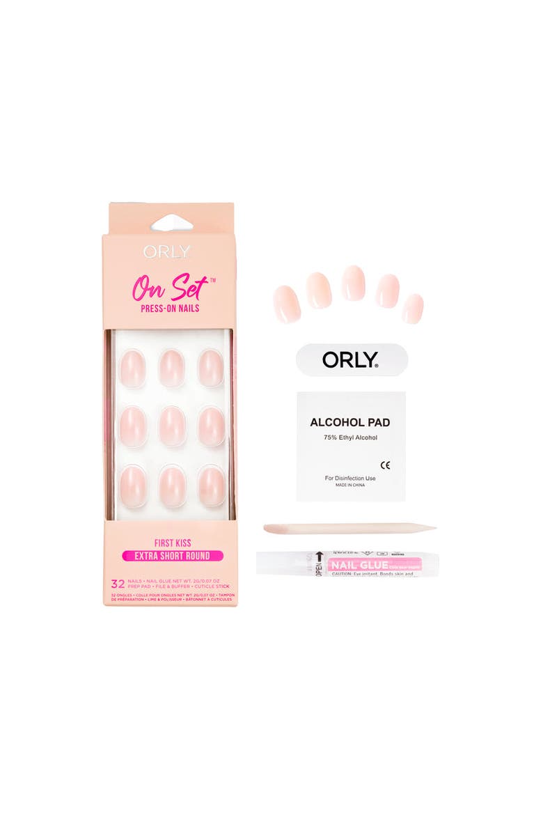 First Kiss Press-On Nails, Alternate, color, French Tip