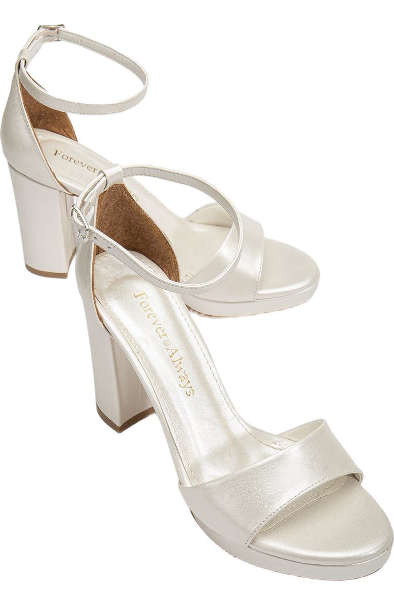 Forever & Always Shoes Blair Platform Sandals, Alternate, color,