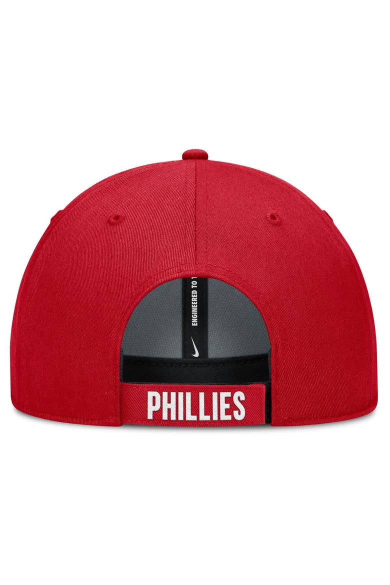 Men's Nike White/Red Philadelphia Phillies Club Performance Adjustable Hat, Alternate, color, White