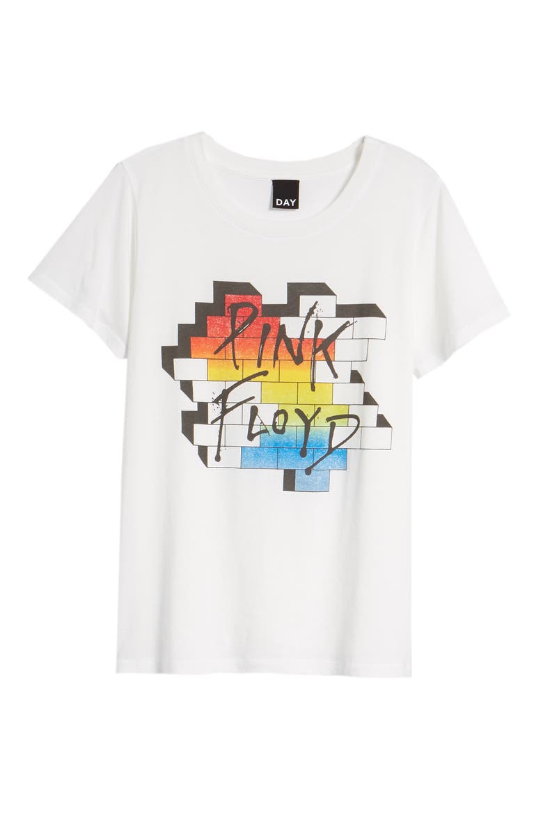 by Daydreamer Pink Floyd Graphic Tee, Alternate, color, VINTAGE WHITE