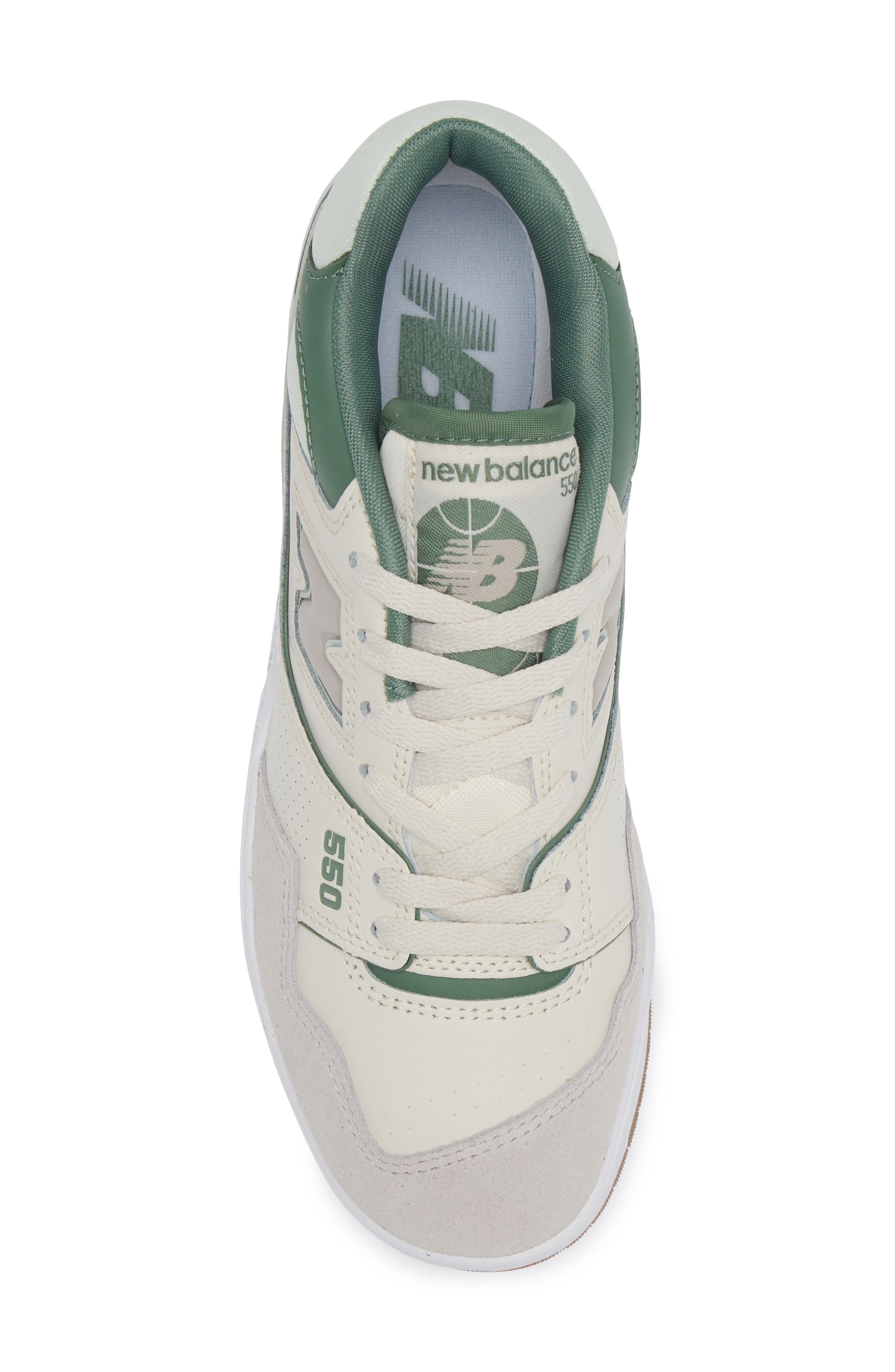 New Balance 550 Basketball Sneaker, Alternate, color, Linen/ Natural Mint