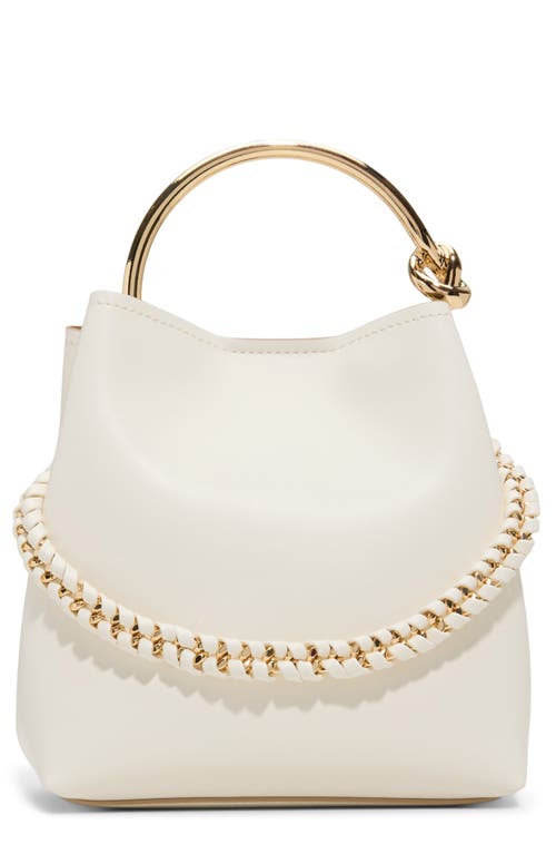 Aldo Bienkaax Faux Leather Bucket Bag In White