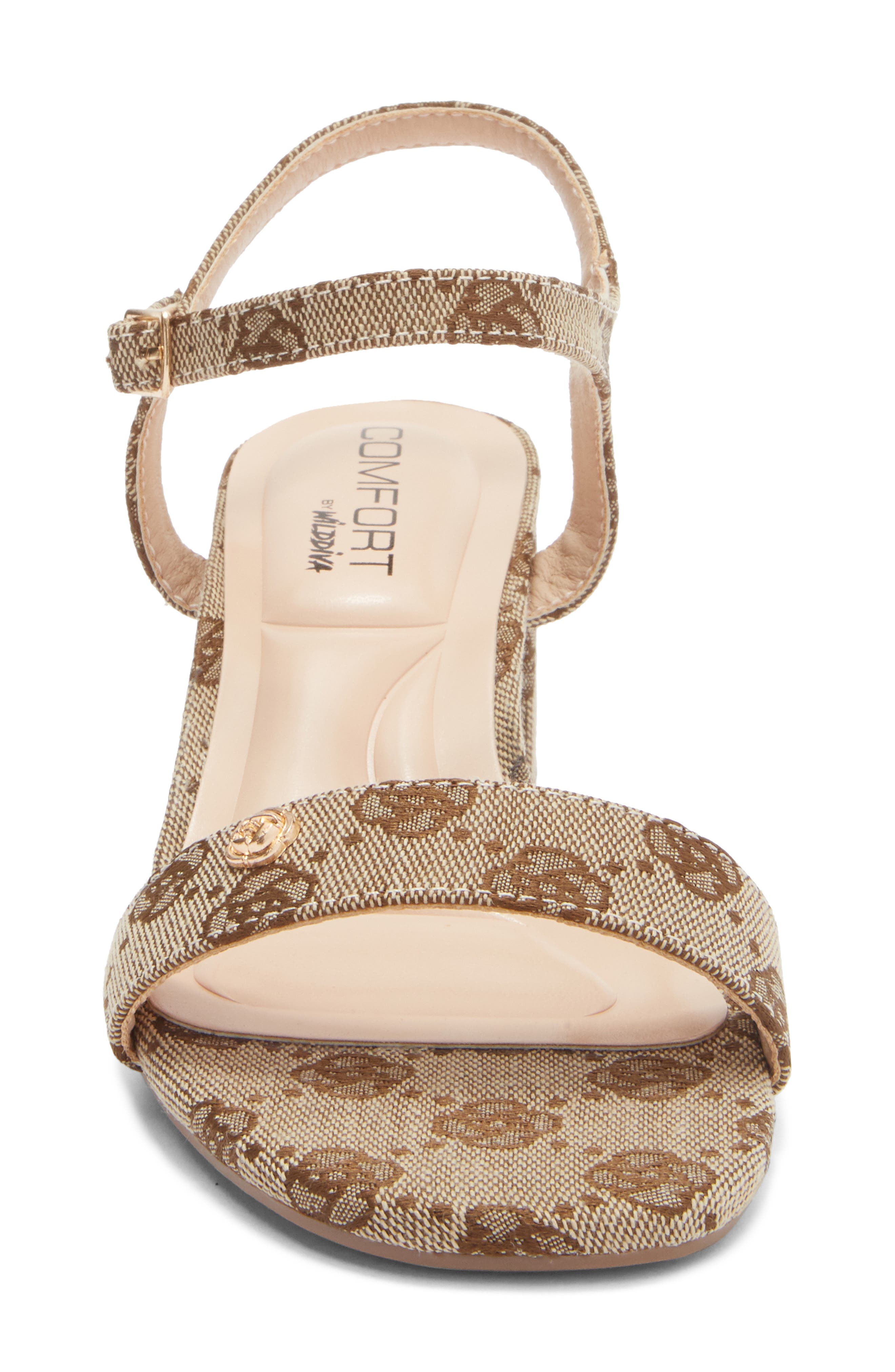 WILD DIVA LOUNGE Laisha Heel Sandal, Alternate, color, Brown