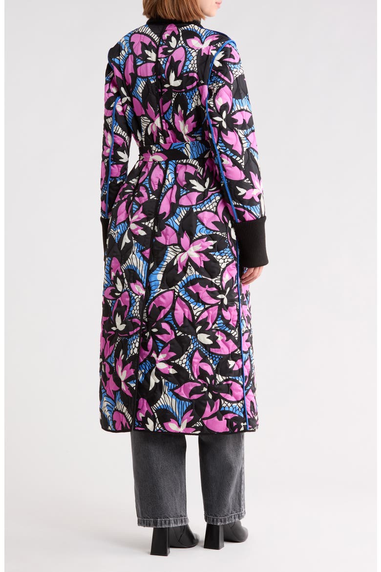 Loana Reversible Quilted Coat, Alternate, color, FISHNET FRL/STADIUM