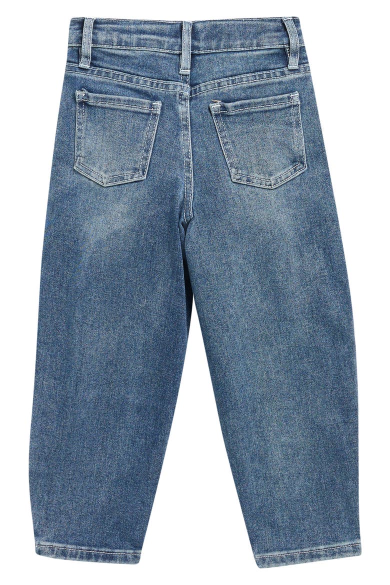 Kids' Butterfly Barrel Leg Jeans, Alternate, color, 08R - TINTED VINTAGE