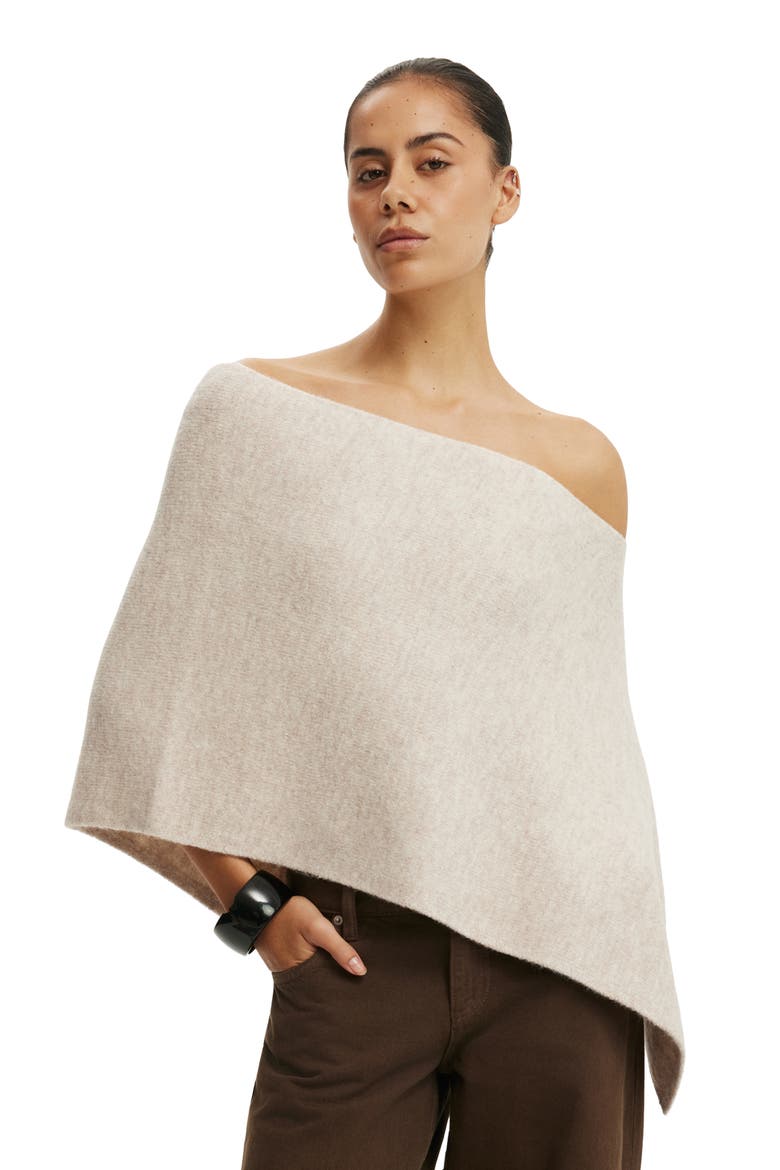 Women's Softest Luxe Poncho, Alternate, color, Chai Dust
