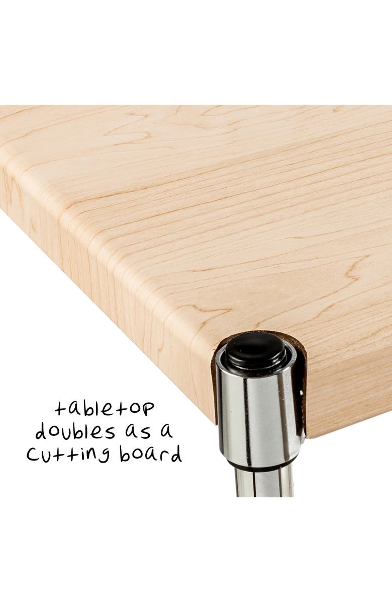 HONEY-CAN-DO Chrome Bakers Rack, Alternate, color, 