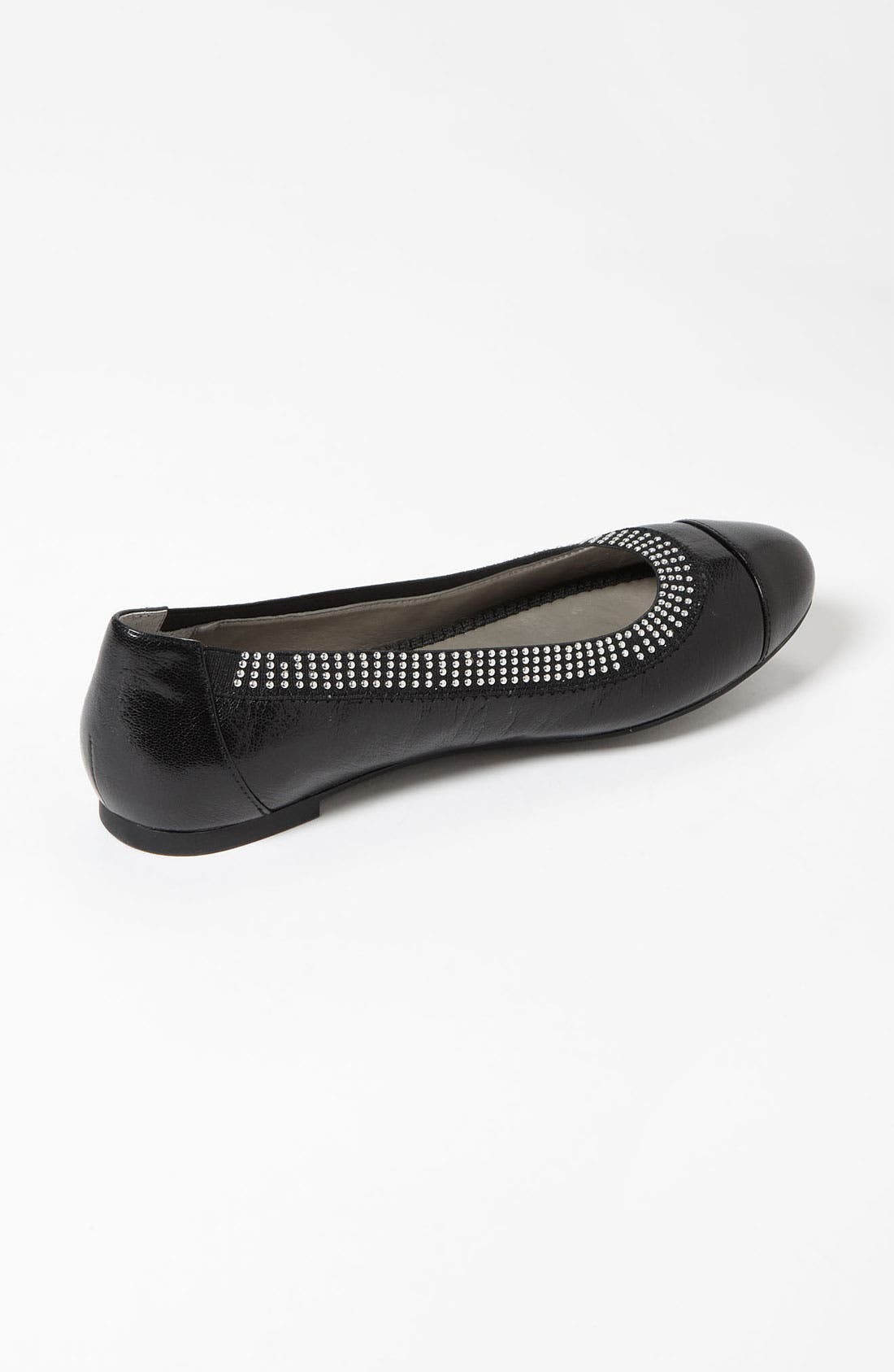 'Kailani' Flat, Alternate, color, BLACK GLAZED GOAT