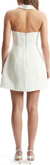 Nevelle Hourglass Halter Minidress
