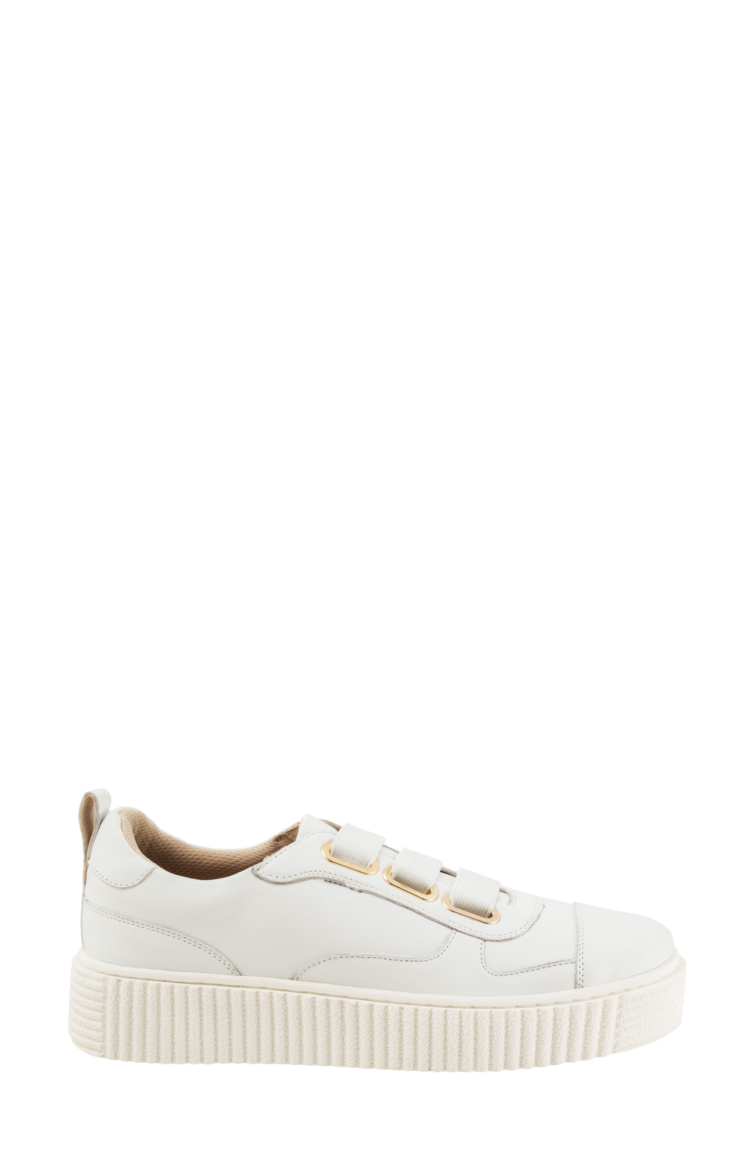 Trotters Bliss Platform Sneaker, Alternate, color, White