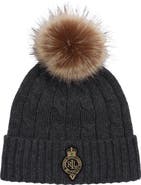 Lauren Ralph Lauren Cable Crest Patch Hat