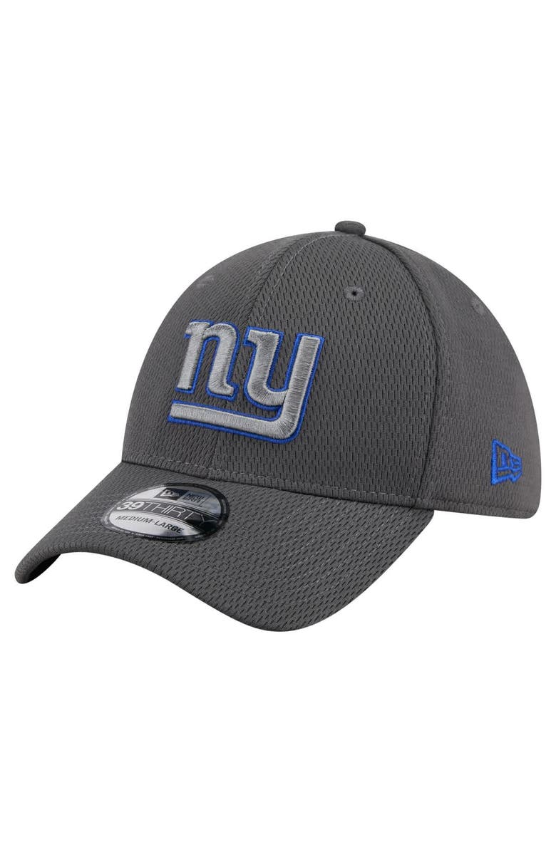 New Era Men's New Era Graphite New York Giants  Main 39THIRTY Flex Hat, Alternate, color, 
