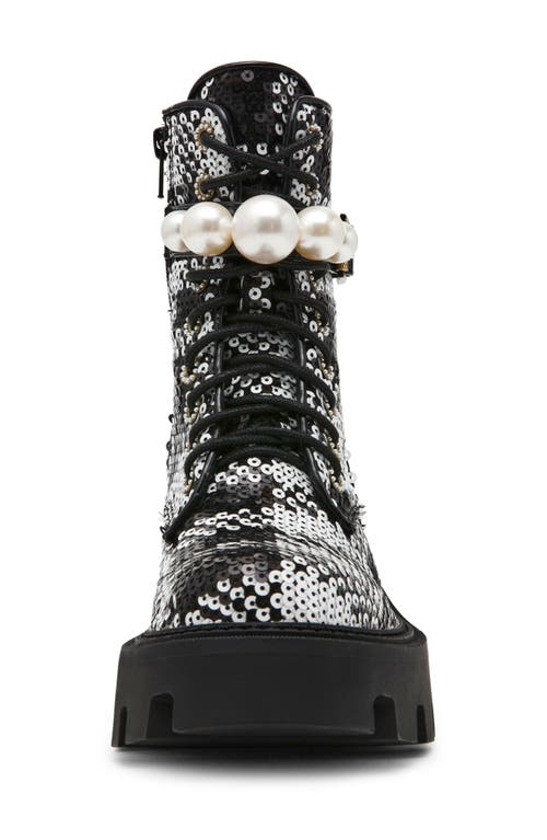 Betsey Johnson Jonnie Lug Sole Boot In Black
