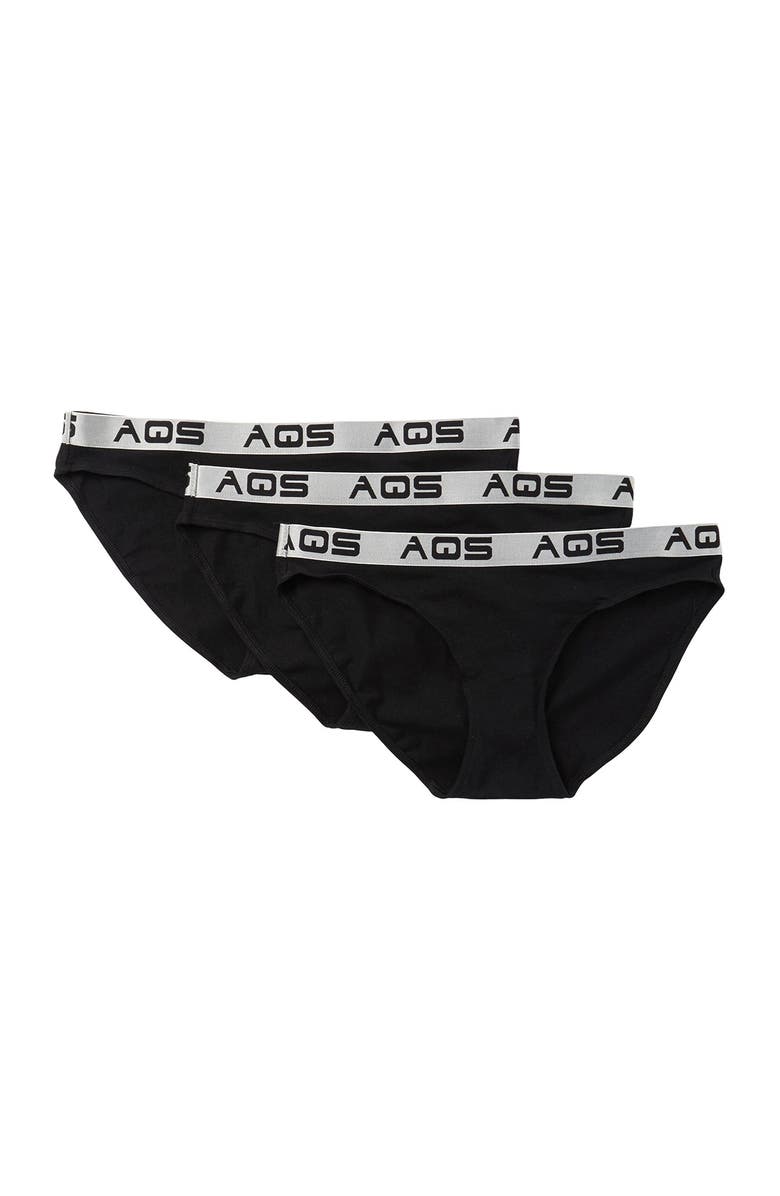 AQS Stretch Cotton Bikini - Pack of 3, Main, color,
