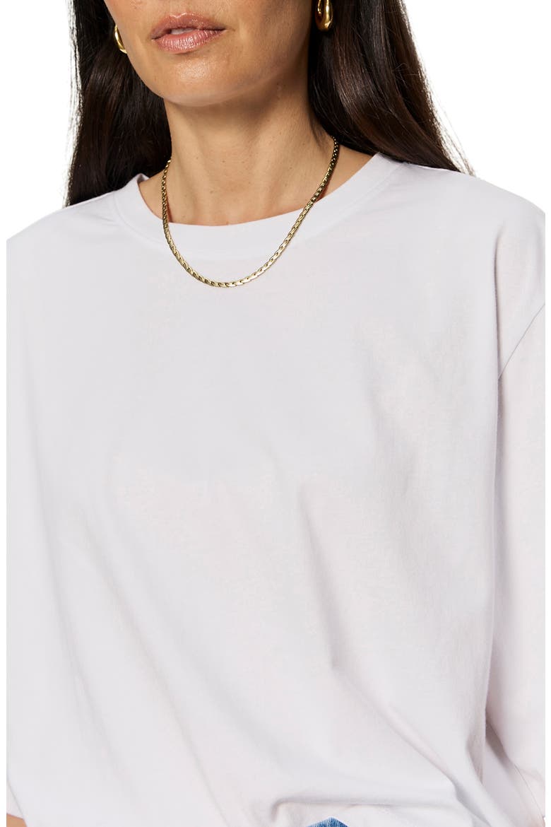 Belle Oversize Organic Cotton T-Shirt, Alternate, color, WHITE