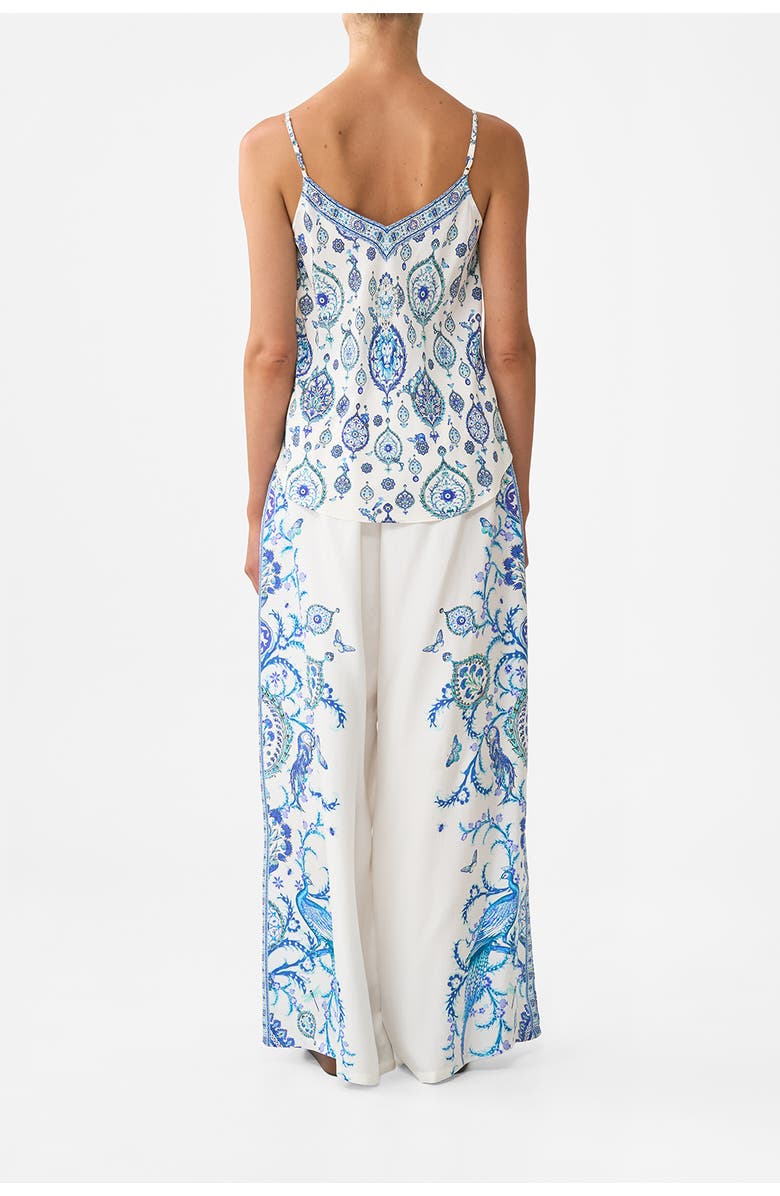 Camilla V-Neck Bias Cami Isnik Lullaby, Alternate, color, Isnik Lullaby