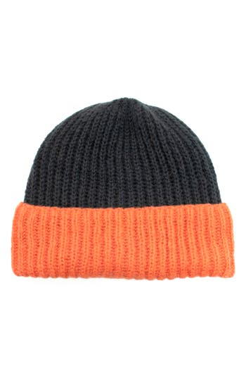 Portolano Chunky Colorblock Beanie In Multi