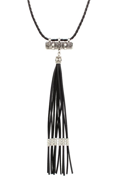 Kaleen Fringe Tassel Pendant Necklace