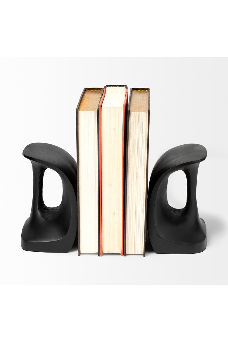 Last Cobbler set of 2 Shoemaker Tool Bookends, Alternate, color, Black