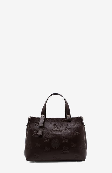Cavalo Lusitano Embossed Leather Handbag 490