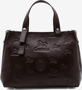 Cavalinho Cavalo Lusitano 490 Embossed Leather Handbag