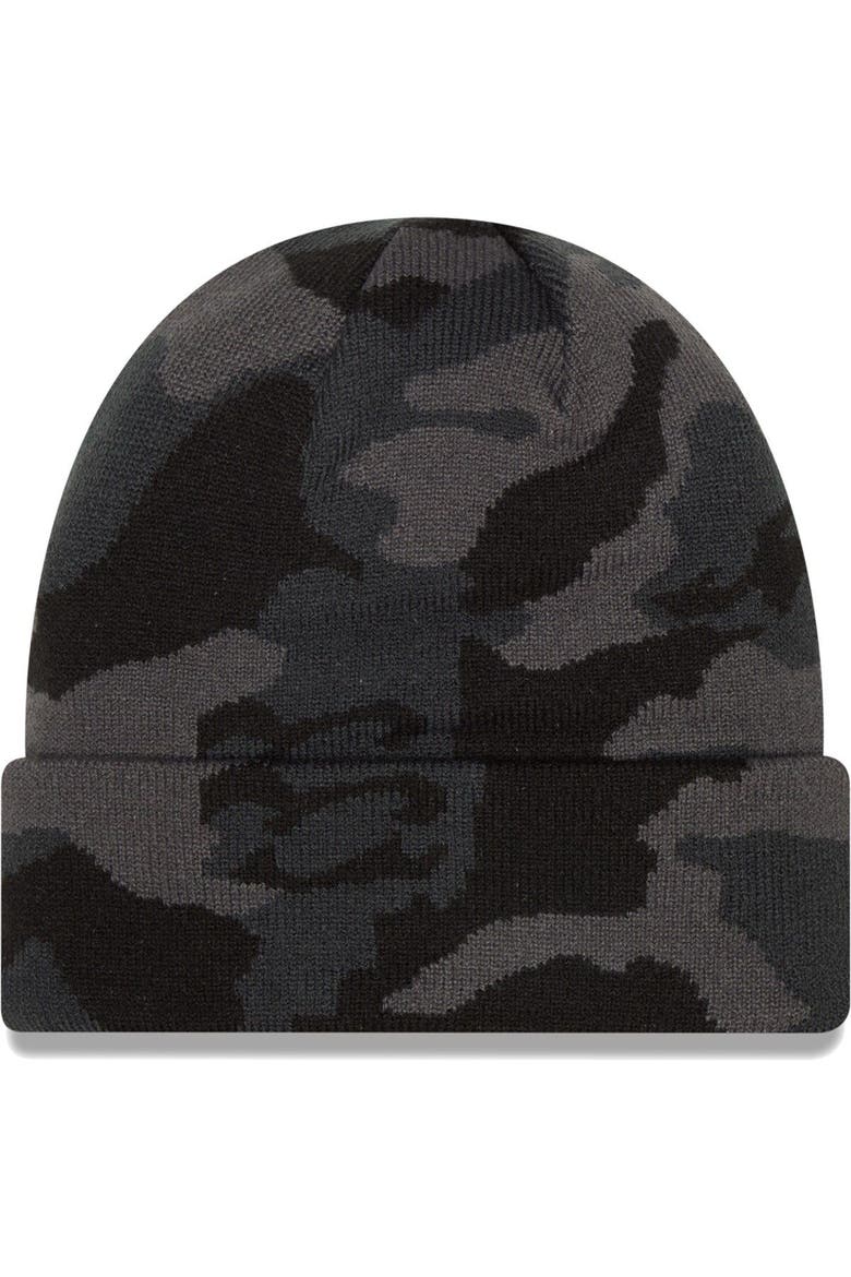 Men's New Era Camo Chicago Cubs Cuffed Knit Hat, Alternate, color, Camo