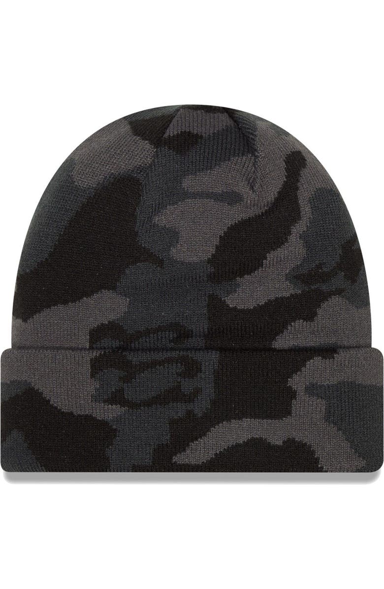 New Era Men's New Era Camo Chicago Cubs Cuffed Knit Hat, Alternate, color, 