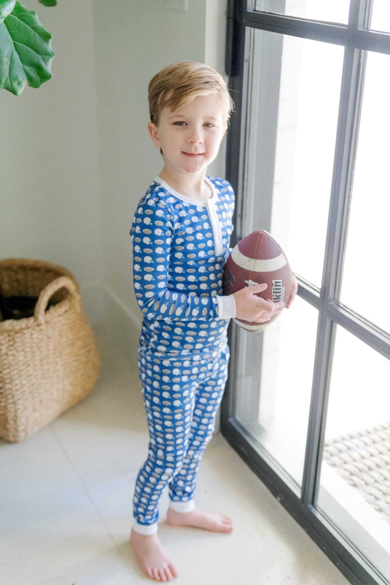 Fire Placket Lila and Hayes Jack Boys' Pajama Pant Set | Nordstrom