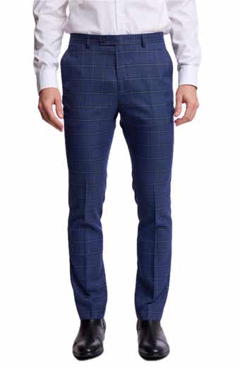 Downing Slim Fit Windowpane Suit Separate Pants