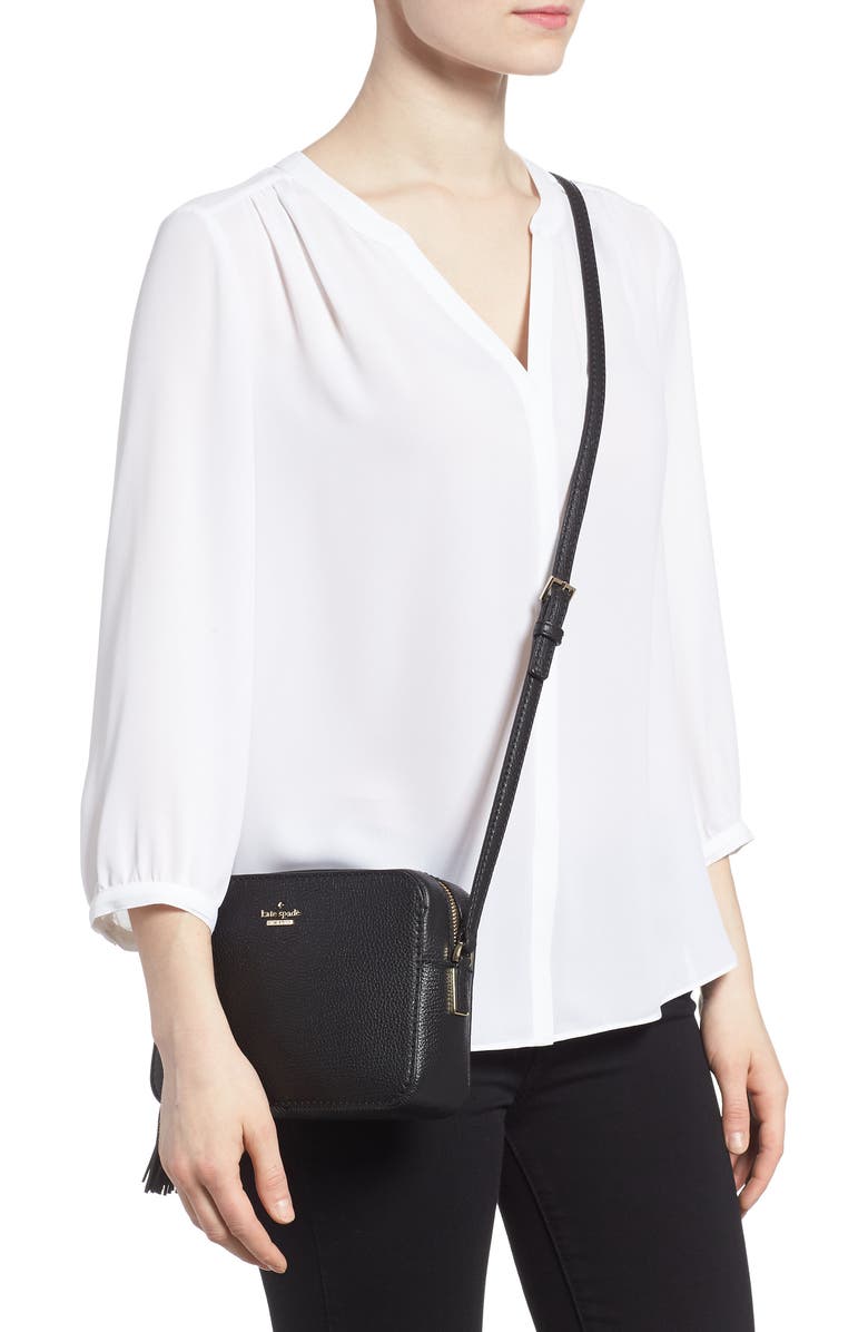 Kate Spade New York kingston drive – arla leather crossbody bag, Alternate, color,