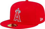 New Era Men's New Era  Red Los Angeles Angels Game Authentic Collection On Field 59FIFTY Fitted Hat