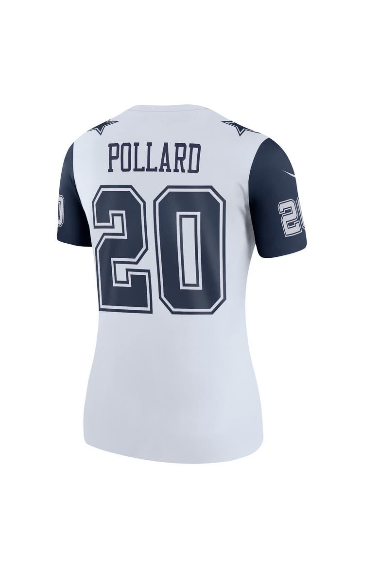 Women's Nike Tony Pollard  White Dallas Cowboys Legend Player Performance Top, Alternate, color, White