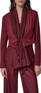 Donna Karan New York Mixed Media Faux Suede Jacket