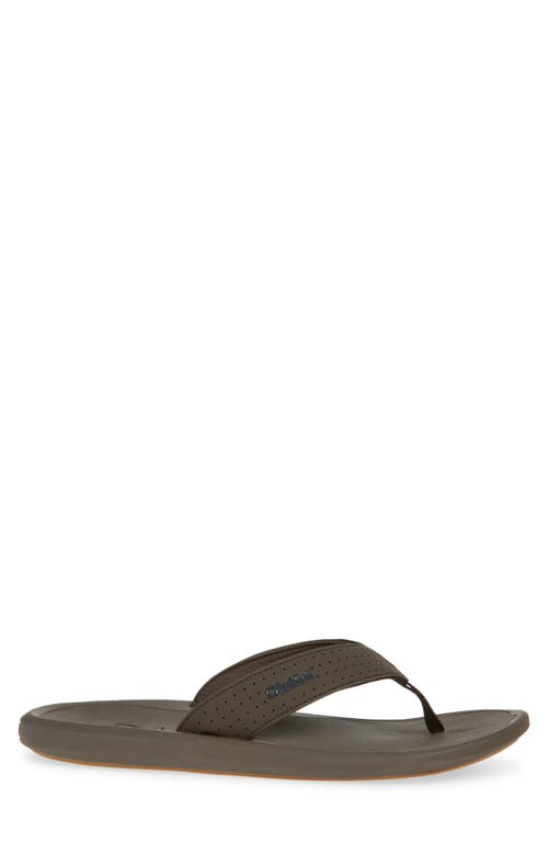 Olukai Ki Flip Flop In Brown