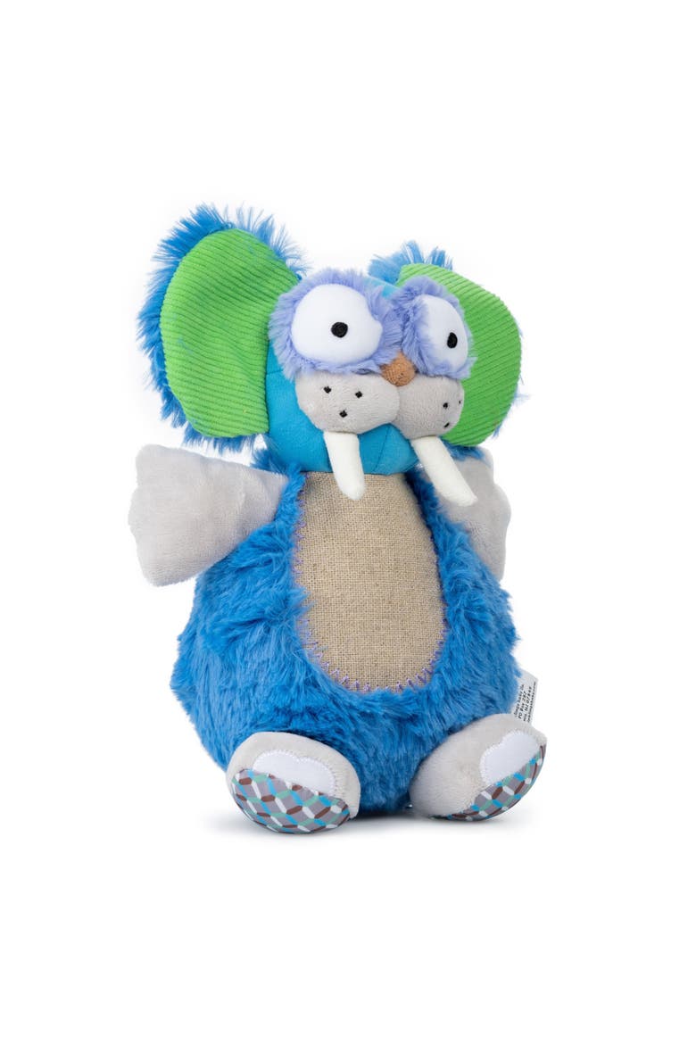Gus The Toothy Tusked Rus 9" Bean Bag Toy, Main, color, Multicolored