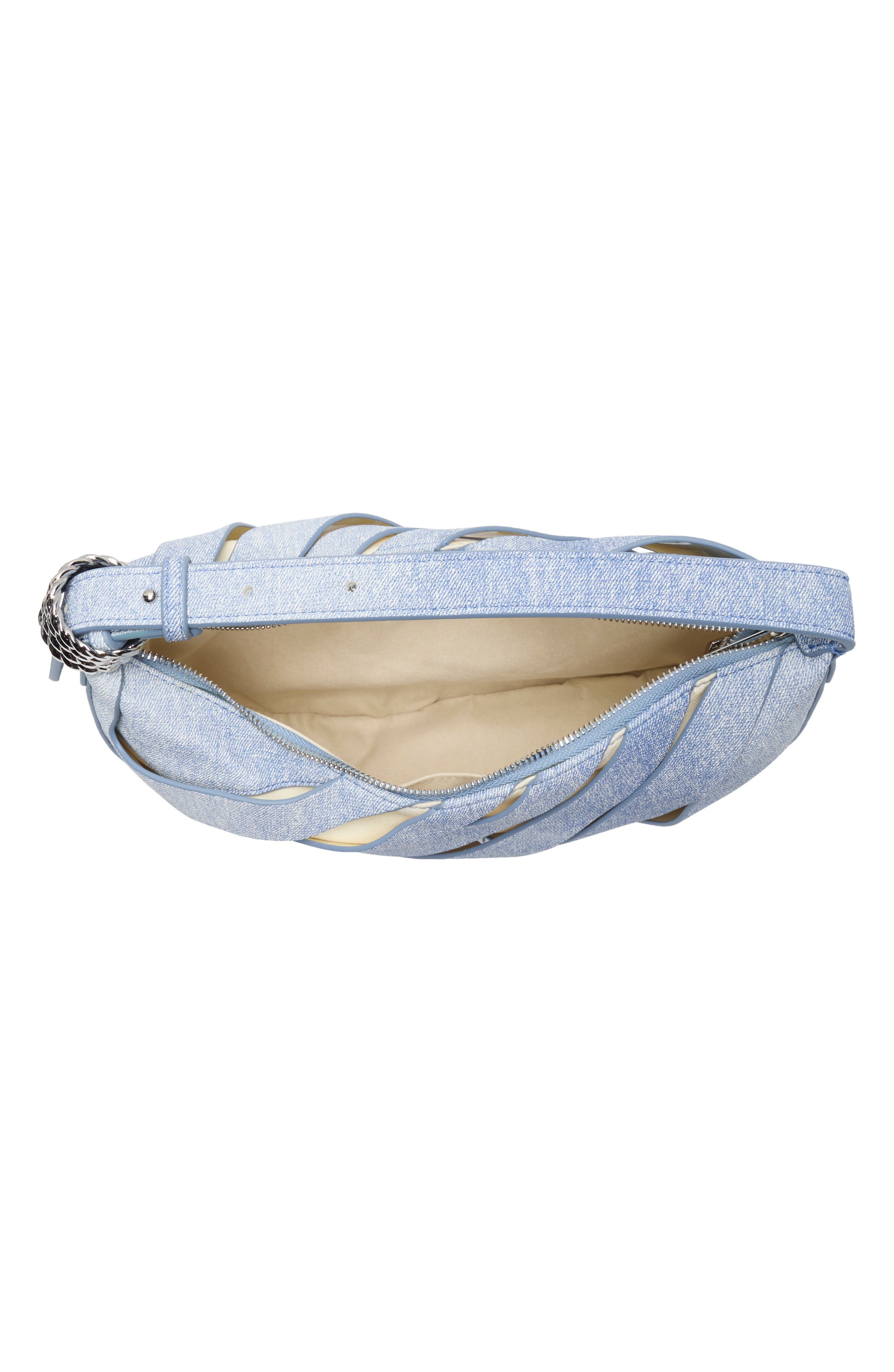 Jana Hallow Out Shoulder Bag, Alternate, color, BLUE