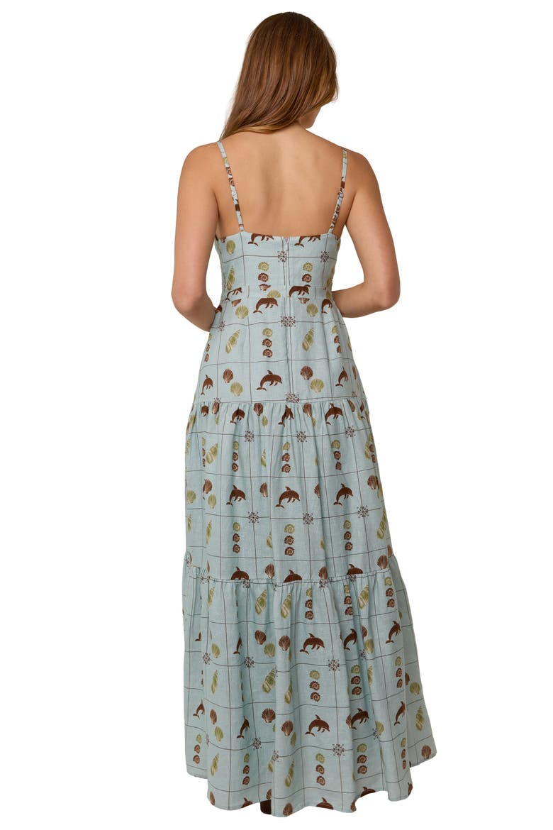 Celine Maxi Dress, Alternate, color, Seashell Tile