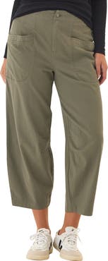 Threads 4 Thought Lauren Crop Barrel Stretch Twill Pants