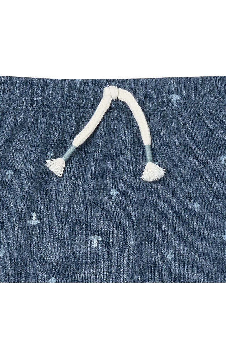 Brushed Hacci Top And Pant Set (baby), Alternate, color, Navy Mushroom
