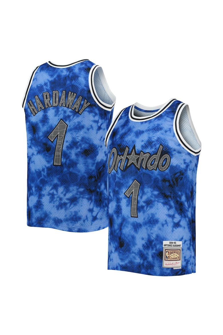 Men's Mitchell & Ness Penny Hardaway Blue Orlando Magic 1994/95 Galaxy Swingman Jersey, Alternate, color, Blue