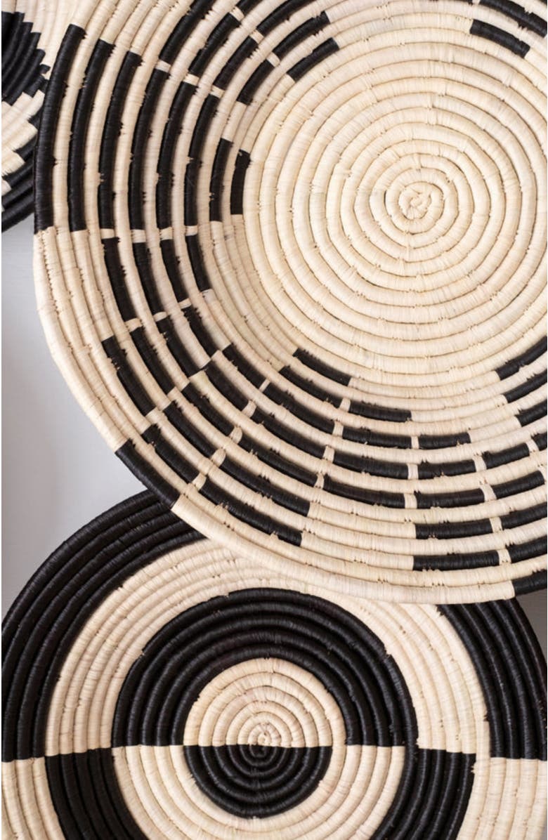 Maadili Collective Large Amplify Basket, Alternate, color, Black & Natural Fiber